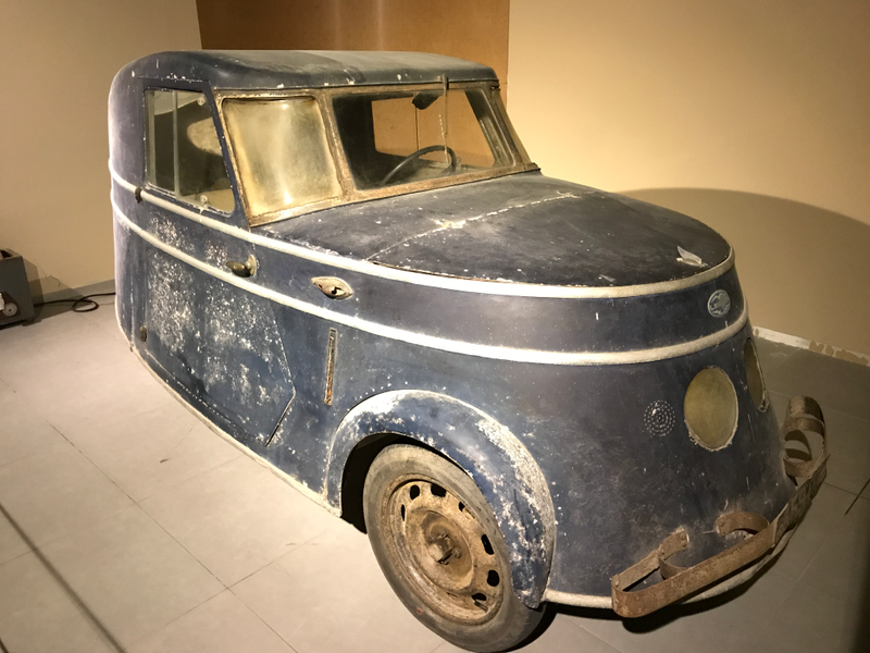1942 Breguet A2 electric car. Breguet was a French manufacturer of airplanes and luxury cars that built around 200 of these during WW2.